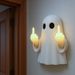 Cross-Border New Middle Finger Cute Halloween Ghost Hands Thumbs Up Night Light_maomaolike.com