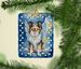 Collie My Angel Porcelain Ornament Christmas Tree Hanging Decorations For Home Christmas Holiday, Rectangle, Gift, Multicolor_maomaolike.com