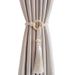 New Simple Luxury Tiebacks Pair Set Tassel Braided Rope Storage Curtain Rings Home Decoration 2p-set_maomaolike.com
