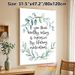 Healthy Eating Inspirational Quote Painting Poster, Soft Watercolor Eucalyptus Wreath With Handwritten Text Poster, Thought-provoking Health Reminder_maomaolike.com