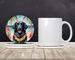 Flat-Coated Retriever Luau Large Sandstone Coasters Pack Of 4 Absorbent Round Coasters Decor Gifts For Men Or Women, 4 In, Multicolor_maomaolike.com