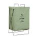 Home Storage Box Steel Hamper Folding Dirty Laundry Basket Iron Frame_maomaolike.com