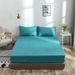 Waterproof Mattress Cover, Machine Washable Solid Color Sanded Mattress Protector_maomaolike.com