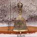 Brass Five-Pronged Vajra Three-Headed Demon-Subduing Pestle Handheld Home Living Room Ancestor Hall Bell Crafts Ornament Wholesale_maomaolike.com