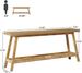 Farmhouse Console Table, Entryway Table 2-Tier Sofa Table_maomaolike.com