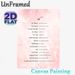 Sikh Mool Mantra Painting Poster, Soft Pink Watercolor Floral Accented Poster, Inspirational Sacred Religious Text, Ideal For Home And Meditation_maomaolike.com