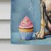 Great Dane Happy Birthday House Flag Large Porch Sleeve Pole Decorative Outside Yard Banner Artwork Wall Hanging, Polyester, House Size, Multicolor_maomaolike.com