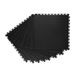 Garage Floor Tiles Interlocking, 8 Pack 20.2 X 20.2 X 0.2 In Interlocking Modular Garage Flooring Tiles, Diamond Plate Slip-Resistant PVC Mats For Workshop,Warehouse,Tool Room, Black_maomaolike.com