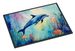 Dolphin Doormat Front Door Mat Indoor Outdoor Rugs For Entryway, Non Slip Washable Low Pile, 24H X 36W_maomaolike.com