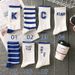 Unisex Klein Blue Socks men's mid-tube ins Tide tube deodorant sports basketball stockings for men_maomaolike.com