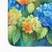 Hydrangeas In Watercolor Memory Foam Kitchen Mat Machine Washable Anti-Fatigue Mat Cushion Comfort Bath Mat Or Kitchen Rug_maomaolike.com