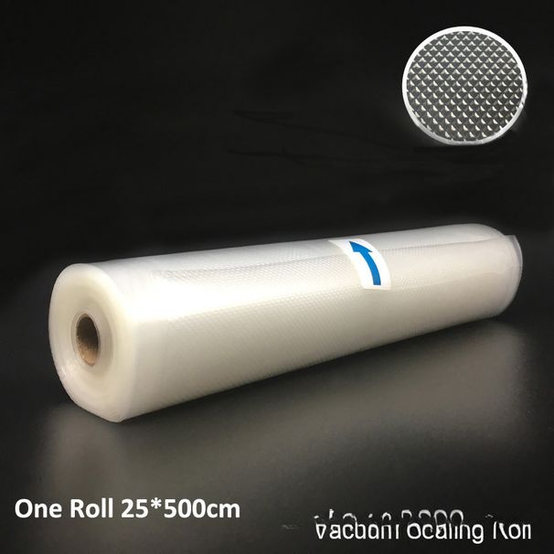 25CMx500CM 1 Roll Vacuum Food Packaging Bag, Fresh-keeping Bag, Packaging Sealing Machine, Grain Storage Bag_maomaolike.com