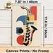 Saxophone Themed Painting Poster, Vibrant Geometric Abstract Style Poster, Stylish Musical Artwork Ideal For Music Studios, Living Rooms And Cafes_maomaolike.com