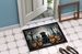 Black Pug Spooky Halloween Doormat Front Door Mat Indoor Outdoor Rugs For Entryway, Non Slip Washable Low Pile, 24H X 36W_maomaolike.com