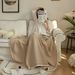 Striped Knitted Blanket Sofa Blanket Air Conditioning Blanket Bed Blanket Office Blanket_maomaolike.com