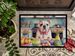 Decorating Easter English Bulldog Doormat Front Door Mat Indoor Outdoor Rugs For Entryway, Non Slip Washable Low Pile, 24H X 36W_maomaolike.com