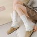 Twisted knitted socks for women autumn winter long leg socks slimming Y2K leg sets warm thick line pile socks_maomaolike.com