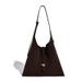 Niche Design Tote 2026 Autumn And Winter New Model, Large-capacity Women's Commuter Suede-feel Shoulder Bag, Crossbody Bag_maomaolike.com