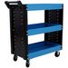3 Tier Rolling Tool Cart On Wheels,Heavy Duty Utility Tool Cart With Pegboard For Repair Shop, Garage, Warehouse,Blue_maomaolike.com