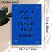Gaming Themed Painting Poster, Minimalist Blue Poster With Playful Text & Game Controller Graphics, Humorous Relatable Decor For Game Room And Bedroom_maomaolike.com
