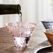 Mount Fuji Cherry Blossom Gold Leaf Glass Small Wine Wooden Box High-Value Japanese Style Tea Tasting Master Cup Gift_maomaolike.com