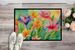Lilies In Watercolor Doormat Front Door Mat Indoor Outdoor Rugs For Entryway, Non Slip Washable Low Pile, 24H X 36W_maomaolike.com