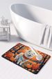 American Eskimo Fall Memory Foam Kitchen Mat Machine Washable Anti-Fatigue Mat Cushion Comfort Bath Mat Or Kitchen Rug_maomaolike.com