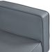 Mid-Century Modern PU Leather Matte Gray Sofa – 68'' Wide 3-Seater Tufted Couch With Wooden Legs For Small Spaces, Living Room & Office_maomaolike.com