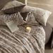 Nordic Vintage Boho Soft Romantic! Class A Yarn-dyed Cotton-linen French Four-piece Set With All-cotton Lace Duvet_maomaolike.com