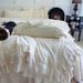 French Princess Style Winter Thickened Milk Velvet Four-Piece Set Romantic Lace Trim Duvet Cover Bed Skirt Bedding_maomaolike.com