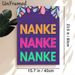 NANKE Typography Painting Poster, Vibrant Retro-style Colorful Lettering Poster, Eye-catching Bold Text Design Ideal For Home Wall Decor, Living Room_maomaolike.com