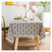 Retro Printed Blue Tablecloth Rectangular With Tassel Cloths Dining Cover For Wedding Party Restaurant Table Decoration_maomaolike.com