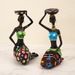 Black Candlestick Figure Resin Crafts Home Bedroom Desktop Ornaments European Style Decorations_maomaolike.com