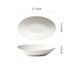 Ceramic Fruit Salad High-End Oval Deep Plate Creative Dish High-Value Western Tableware Yuanbao Pasta Bowl_maomaolike.com