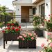 2-Piece Raised Garden Bed With Legs, Self-Watering Planter Box Raised Bed To Grow Flowers_maomaolike.com
