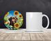 Labrador Retriever In Sunflowers Large Sandstone Coasters Pack Of 4 Absorbent Round Coasters Decor Gifts For Men Or Women, 4 In, Multicolor_maomaolike.com