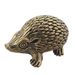 Creative Handmade Vintage Distressed Plated Pet Pure Copper Solid Hedgehog Play Ceremony Tea Set Accessories Small Ornament_maomaolike.com
