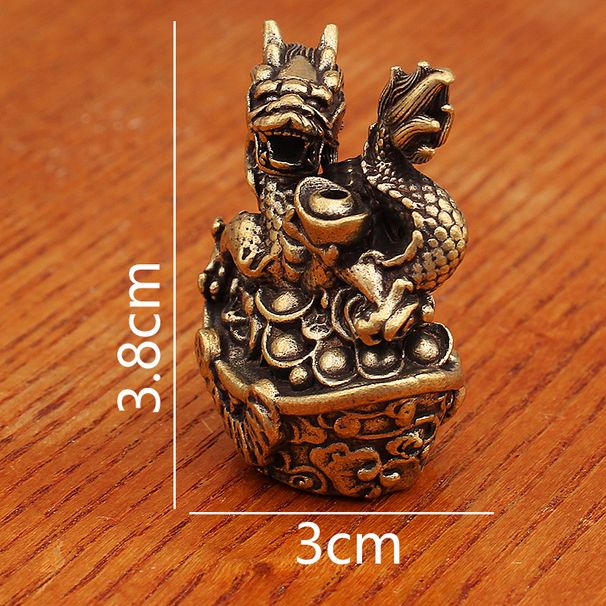 Brass Zodiac Holder Dragon Office Home Aromatherapy Mosquito Coil Incense Stick Copper Coin Ingot Snake Metal Craft_maomaolike.com