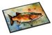 Brown Trout Doormat Front Door Mat Indoor Outdoor Rugs For Entryway, Non Slip Washable Low Pile, 24H X 36W_maomaolike.com