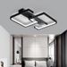 Nordic Remote Control Lights Modern Bedroom Light 220v Living Room Black Dimmable Led Ceiling Lamps Lighting_maomaolike.com