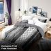 3 Piece Soft All-Season Washed Microfiber And Viscose Comforter Set,Queen/King/Calking Bedding Set With Bedspread & Pillowcases, Print, Flowerd, Moisture-Wicking,Soft, Cooling, Breathable, Easy Care_maomaolike.com