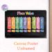 Place Value Themed Painting Poster, Vibrant Chalkboard-style Colorful Digit Place Value Chart Poster, Helps Grasp Numerical Place Values, Ideal For_maomaolike.com