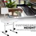 5 CORE Piano Bench Height Adjustable Keyboard Stool Stool Heavy Duty Thick Padded Cushioned Seat With Backrest - PNB B-REST WH_maomaolike.com