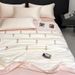 Wholesale Washed Tencel Summer Cool Embroidered Air Conditioning Four-Piece Set Machine Washable Ice Silk Thin Wide Edge Quilt_maomaolike.com