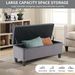 Ottoman With Storage,Foot Rest Bench Bag Floor Chair For Bedroom Or Entryway In Gray_maomaolike.com