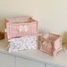 Korean-style Ins Pink Plaid Quilted Basket, High Aesthetic Value, Suitable For Organizing Snacks And Miscellaneous Items In The Li_maomaolike.com