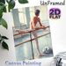 Male Ballet Dancer Painting Poster, Warm Impressionist-style Barre Stretching Scene Poster, Graceful Artistic Wall Decor Suitable For Dance Studio_maomaolike.com