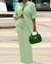 Women's fashion casual versatile printed long-sleeved pants suit_maomaolike.com