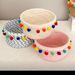 Weaving Basket, Hair Clip Storage Box, Student Dormitory Table, Cotton Thread, Living Room_maomaolike.com