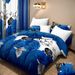 9 Piece In A Bag Thick Touch Bed Cover Curtain Set, Upgraded Luxury Bedspread Set, Bamboo Microfiber All Season Bedding-Set For Home, RV Beding, Boys And Girls Gifts With Gift Bag_maomaolike.com